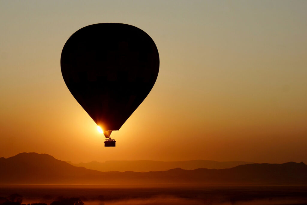 hot air balloon ride in Dubai