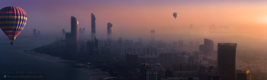 hot air balloon ride in Dubai