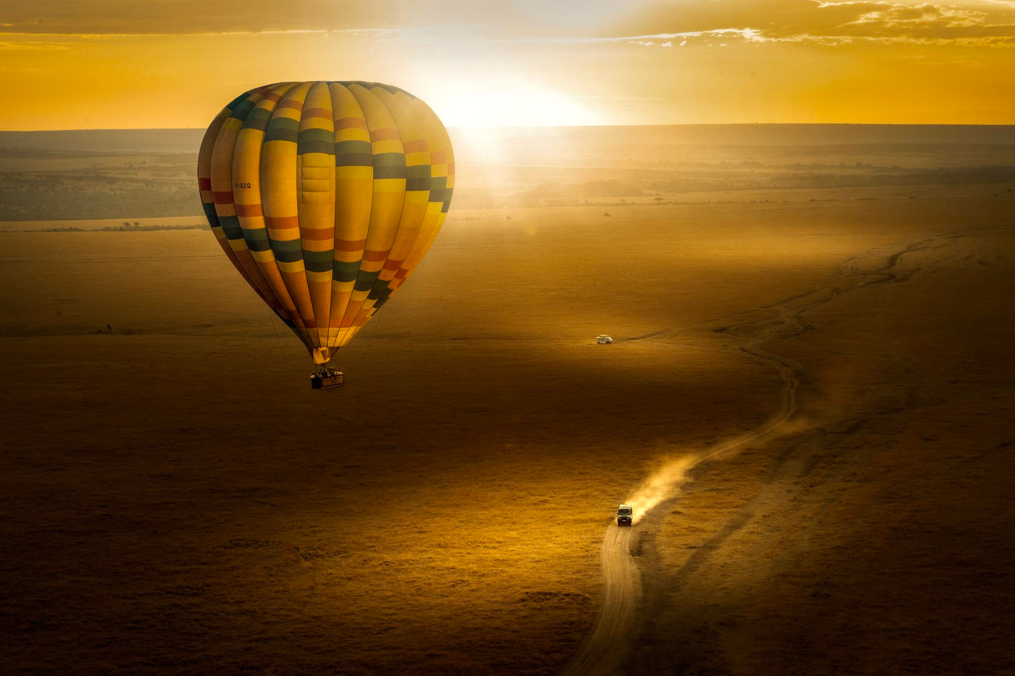 hot air balloon ride in Dubai