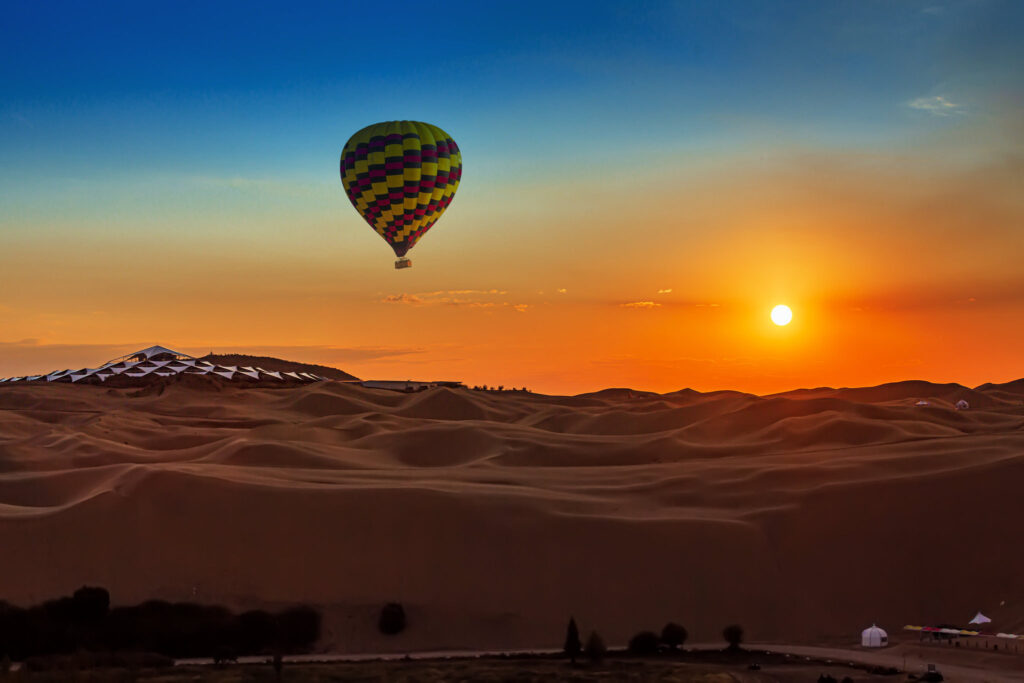 hot air balloon flight dubai